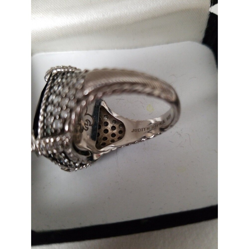Judith Ripka Onyx RING SIZE 10 - Picture 3 of 8